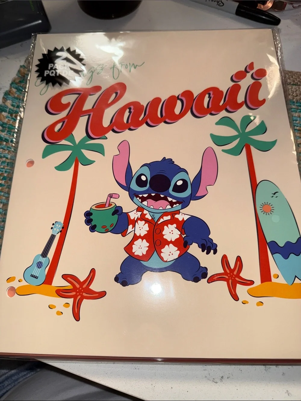 🐝 NEW 🐝 LILO & STICH FOLDERS 2 pack